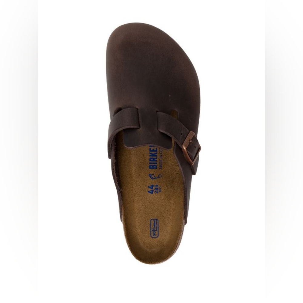 BIRKENSTOCK Brown Boston Slip-On Sandals US 10